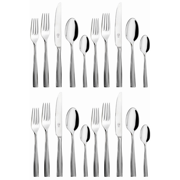 Broggi 20 Piece Stainless Steel Flatware Set Service for 4